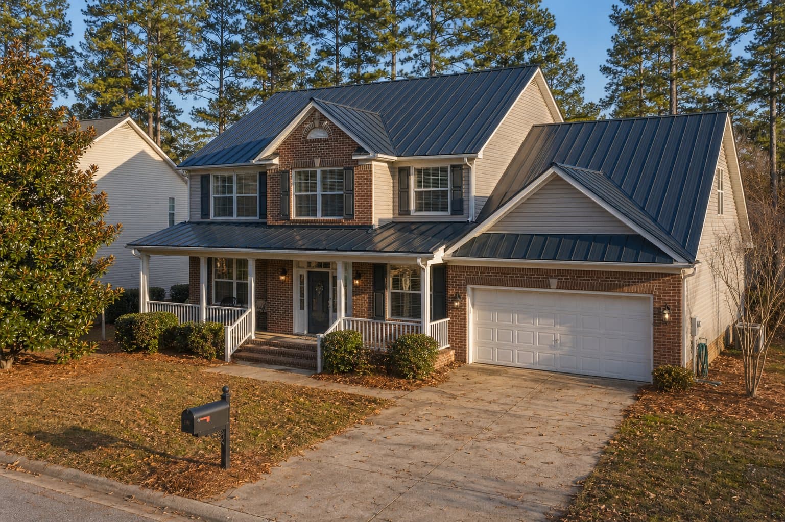 Gallery Blue metal roof